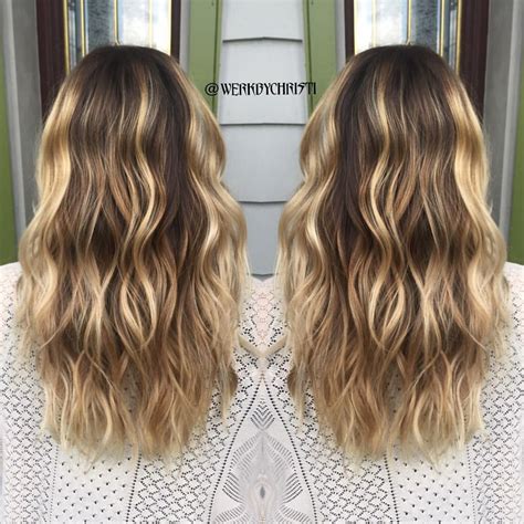 Dimensional Blonde Balayage Ombre Ombre Perfect Hair Beach Waves