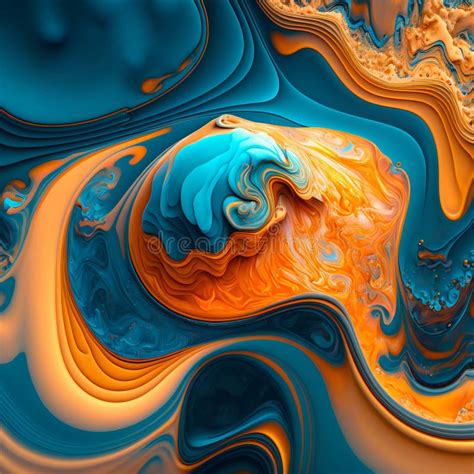 Marble Swirls And Agate Ripples Illustration Stock Illustration