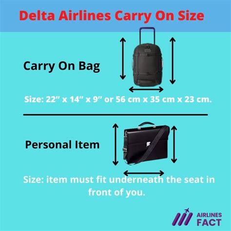 Delta Airlines Carry On Size Personal Item Size Weight Fees Limits