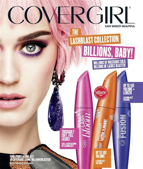 Katy Perry Cover Girl Cosmetics Advertisement Tip De Belleza Rímel