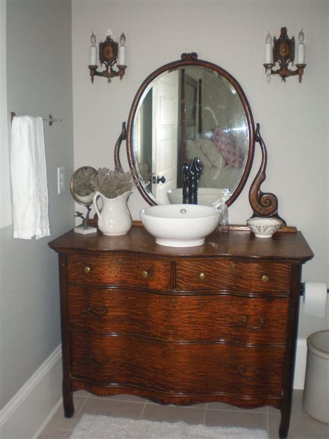 These vanities are as the cortona single bath vanity is a charming centerpiece for any bathroom. Antique Dresser/bathroom sink Or this one for my cabin ...