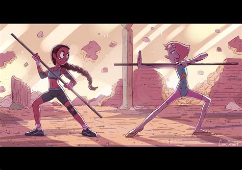 Adult Connie And Pearl Sparing Session Read Notes Steven Universe Know Your Meme