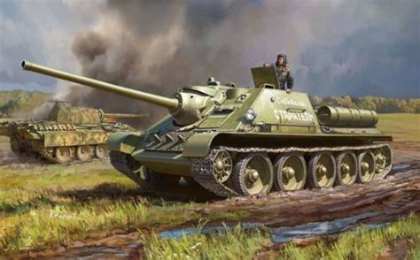 Z 3690 Soviet Tank Destroyer Su 85