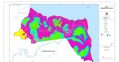 Forum Tata Ruang Peta Kemampuan Lahan Kab Tanjung Jabung Timur Jambi