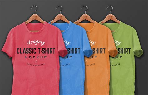 Free Hanging T Shirt Mockup Creativebooster