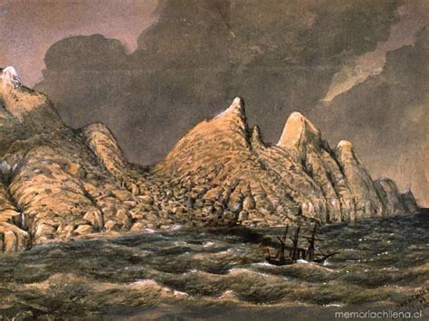 Isla Desolación Estrecho De Magallanes 1843 Memoria Chilena