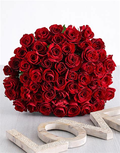 Spectacular Red Rose Bouquet Hamperlicious