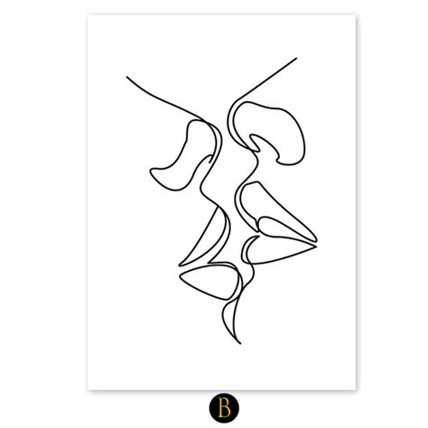 The actual artwork will be printed to specific dimensions of the size you choose, and there will be no border. 2020 Nordic Minimalist Line Drawing Sexy Woman Body Nude ...