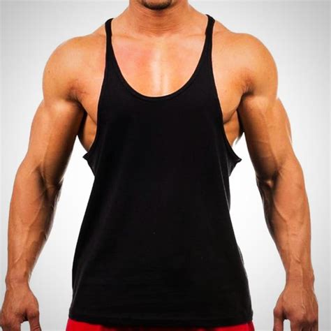 Cotton Bodybuilding Tank Top For Men Gym Tank Tops Men Gym Tank Tops