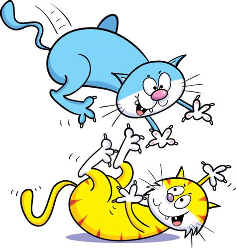 Fighting Cats Illustrations Royalty Free Vector Graphics And Clip Art