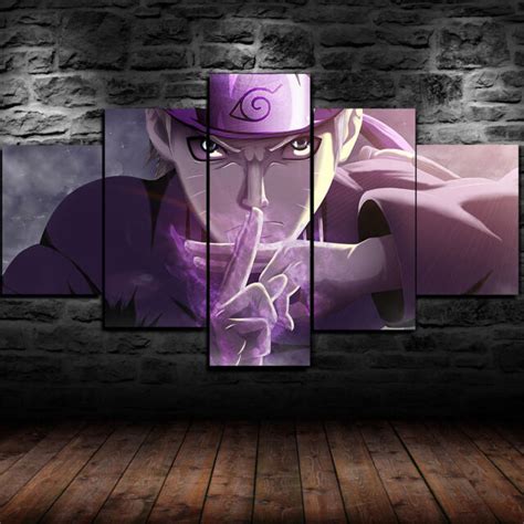 Framed Naruto Anime 5 Piece Canvas Print Wall Art Decor Ebay