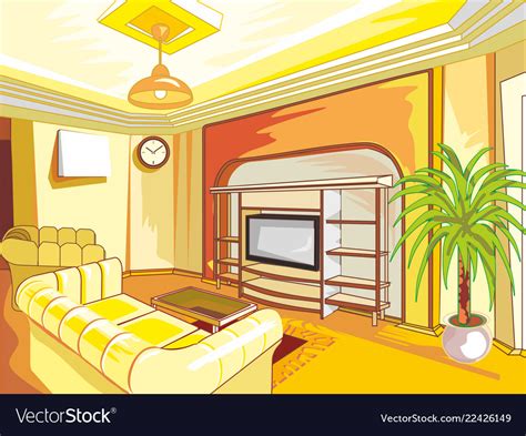 Living Room Cartoon Drawing Baci Living Room