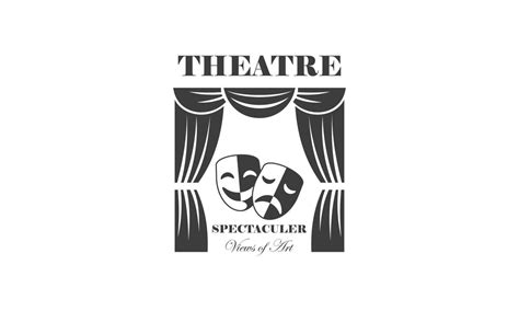 Mask Theatre Drama Theatre Face Logo 6965118 Vector Art At Vecteezy