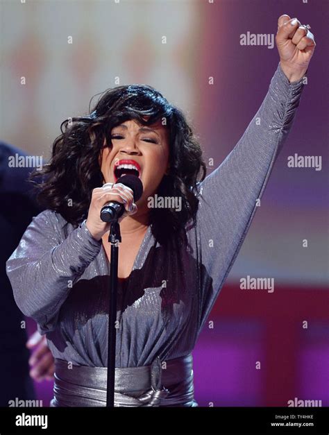 Singer Erica Campbell Performs Onstage During Bets 13th Annual Celebration Of Gospel At The