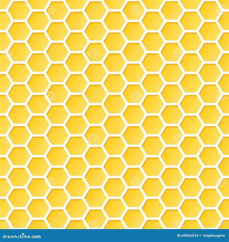 Seamless Honeycomb Pattern Stock Vector Illustration Of Abstract