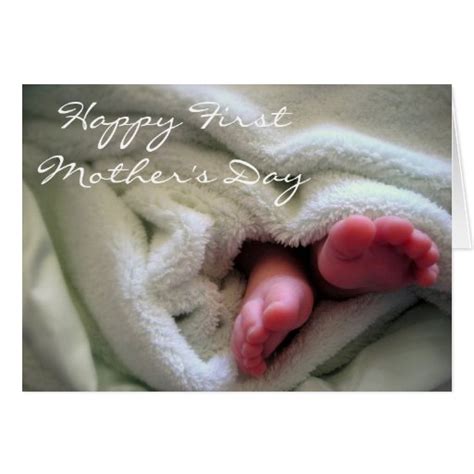Happy First Mothers Day Card Zazzle