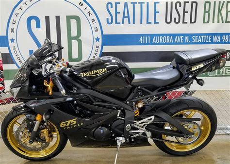 Limited to 150, triumph's daytona 675 special edition packs the same 675cc engine as the 675, but you can personalize it with carbon fiber bits, a quickshifter set, footrests and silencers. 2008 Triumph Daytona 675 SE | Seattle Used Bikes