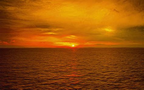 Sunset On The Caribbean Sea Photograph By John M Bailey Fine Art America