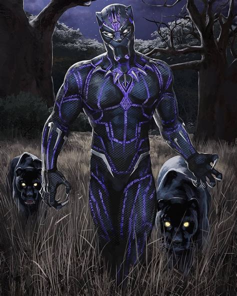 Black Panther Art By Rob Brunette On Artstationhq Pic Via Comics