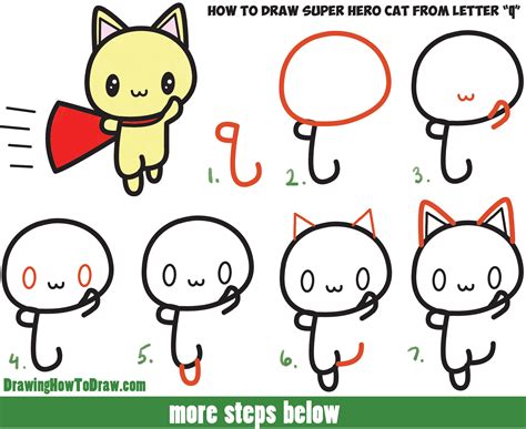 45 Easy Drawing Of Cute Cat Aleya Wallpaper
