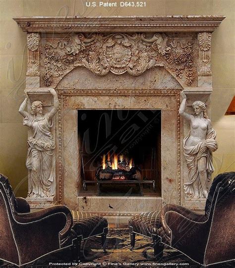 Search Result For Marble Fireplaces Grand Antique Caryatid Marble