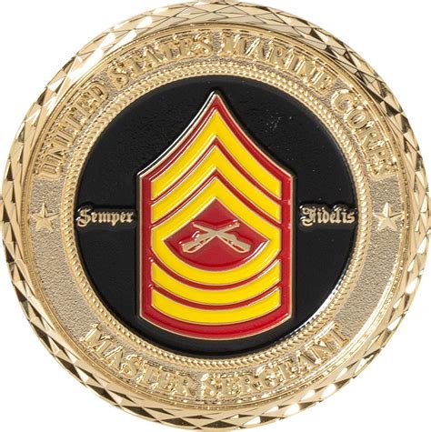 Buy United States Marine Corps Usmc Master Sergeant Rank Challenge Coin