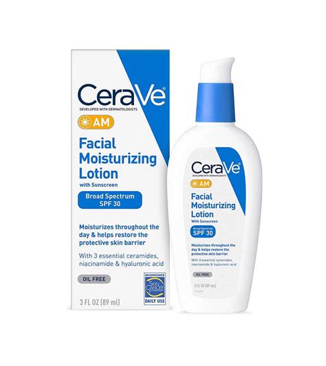 Cerave Am Oil Free Facial Moisturizing Lotion 60ml Wealzin