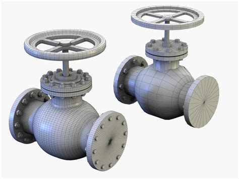 3d model of valve simple modelled