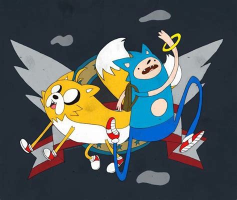 Sonic Mashup Dramatic Effect Adventure Time Geekery Sonic The