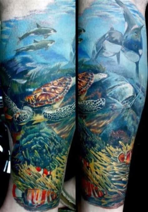 20 Water Tattoos Underwater Tattoo Ocean Theme Tattoos Ocean Tattoos