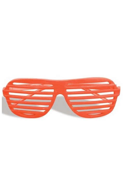 glasses slot neon orange