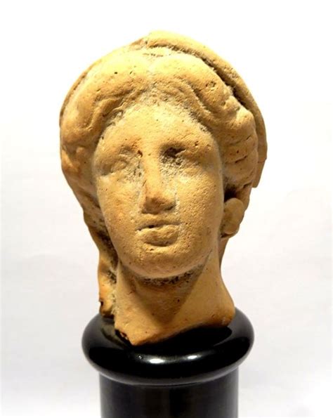 grec ancien hellénistique terre cuite tête grecque de catawiki