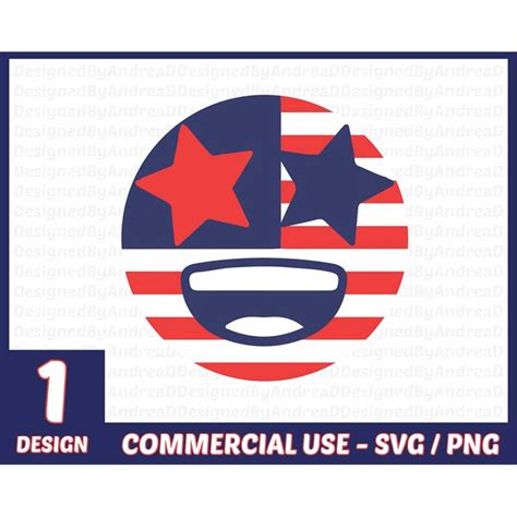 American Flag American Smiley Face 4th Of July Svg Indepe Inspire