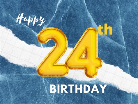 Happy 24th Birthday Card 7 Freeecards
