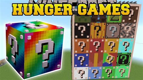 Minecraft Lucky Block Hunger Games Lucky Block Mod Modded Mini
