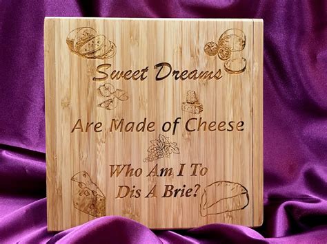 Custom Cheese Board With Tools Engraved Wedding T Etsy