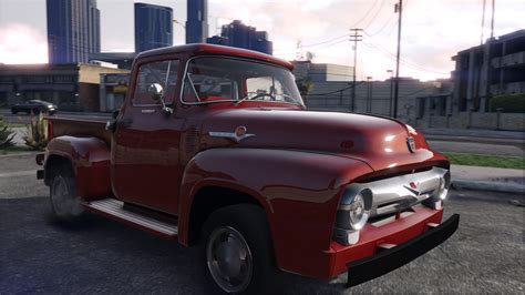 56 Ford F100 Fh3 Addon Animated Engine And Exhaust Gta5