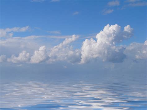 Free Clouds And Water Stock Photo
