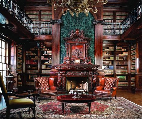 Pin By Edith Barnes On Libraries Old Mansions Interior Home Library