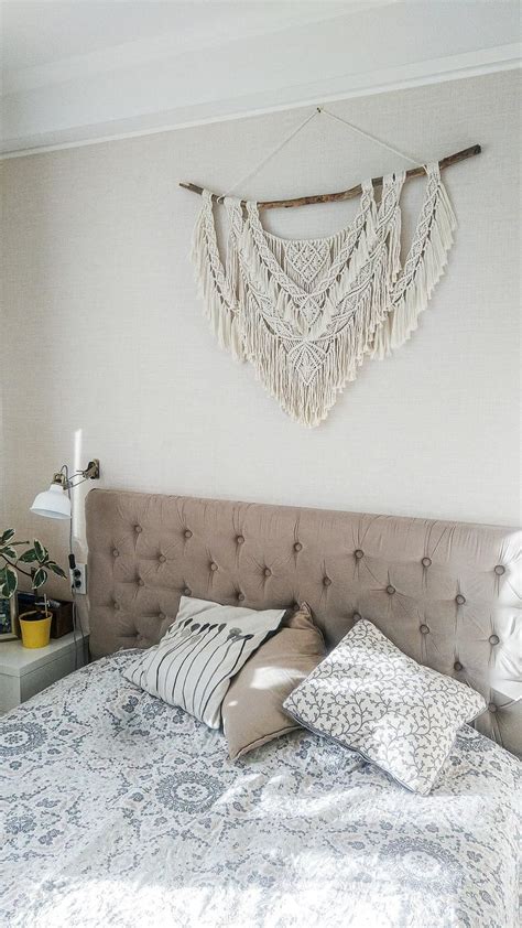 Large Macrame Wall Hanging For The Headboard Of A Boho Style Etsy
