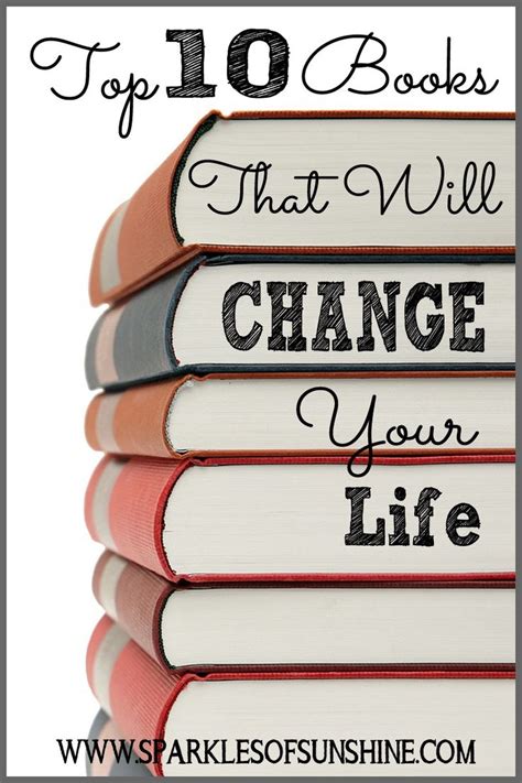 A Stack Of Books With The Words Change Your Life Written On Them