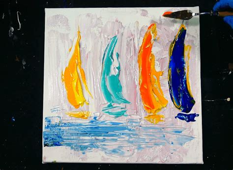 Easy acrylic abstract painting techniques for beginners ...