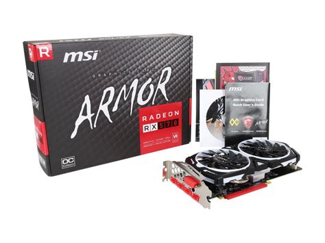 Msi Radeon Rx 570 Video Card Rx 570 Armor 4g Oc