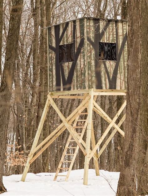 Home Hunting Blinds The Penthouse Deer Hunting Stands Deer