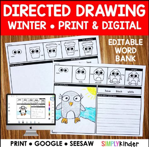 Winter Directed Drawings Simply Kinder Plus