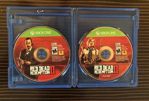 Red Dead Redemption 2 Ii Xbox One Disc Only Both Discs Only Free