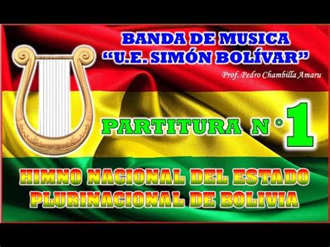 Himno Nacional De Bolivia Tutorial Lira Youtube