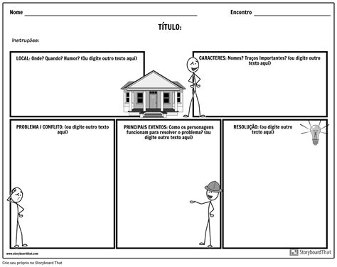 Mapa Da História Caixas De Entrada Storyboard