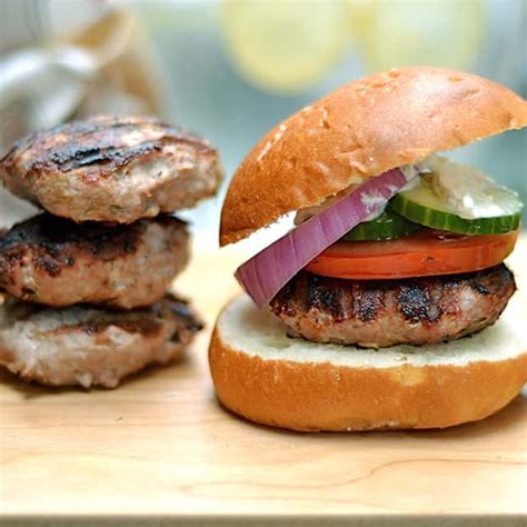 Grilled Greek Turkey Burgers With Whipped Feta Wholesomelicious
