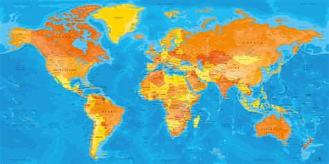 Worldmap board - Worldmap - World map | Original Map
